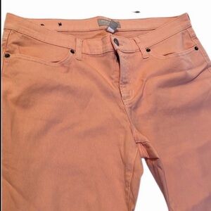 Banana Republic size 14 jeans coral classic high waist straight leg skinny